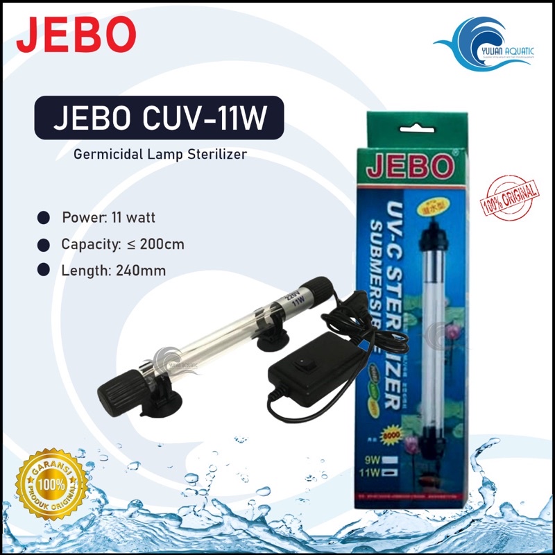 Jebo 18W UV Lampe Ersatz - Original Teich & Aquarium Filter Lampe