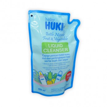 HUKI LIQUID CLEANSER BOTTLE NIPPLE FRUIT & VEGETABLE