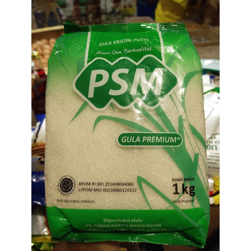 

Gula Pasir PSM Gula Premium 1 Kg