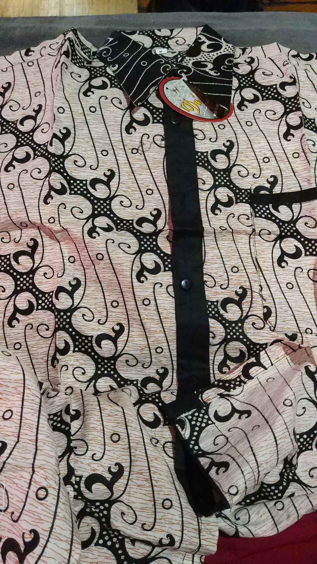 Bswart Batik Hrb026 Kenongo Hem Pendek Padi Pekalongan M L Xl Batik Pria Murah Modern Grosir