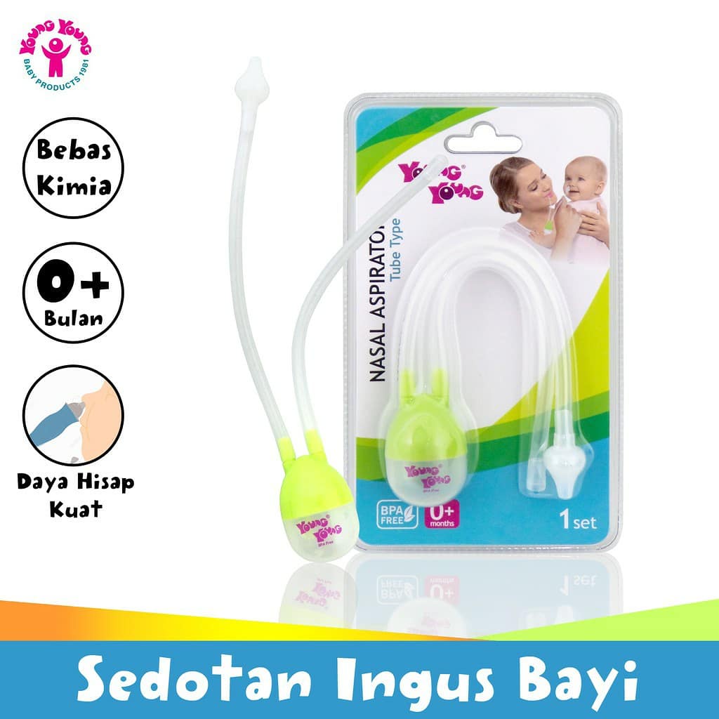 ♥BabyYank♥ YOUNG YOUNG Penyedot Ingus Bayi Nasal Aspirator Tube Type Usia 0+ Bulan Bebas Bahan Kimia IL-313