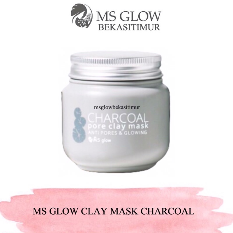 (Bisa COD) Ms Glow CLAY MASK Pilih Variasi Masker Ori Resmi Agen Bekasi Jkt cikarang cibitung
