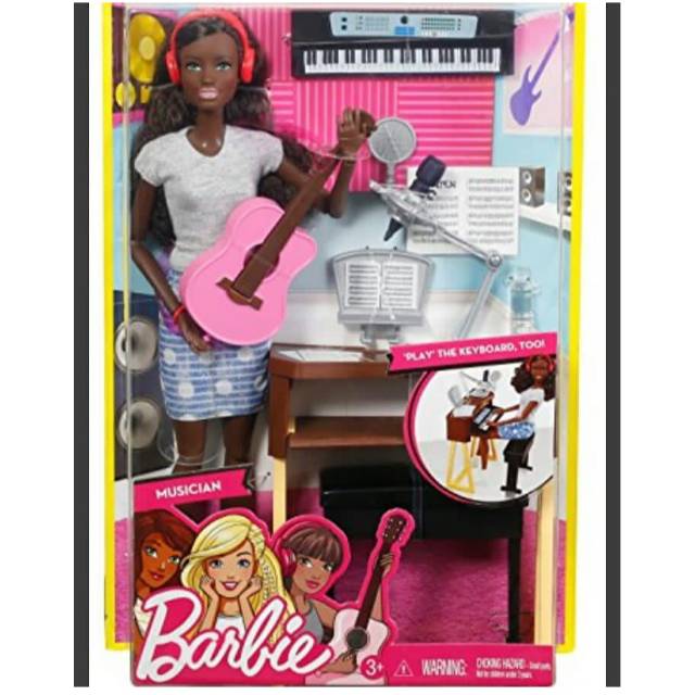 BARBIE MUCISIAN AA PIVOTAL PLAY SET • DARK SKIN