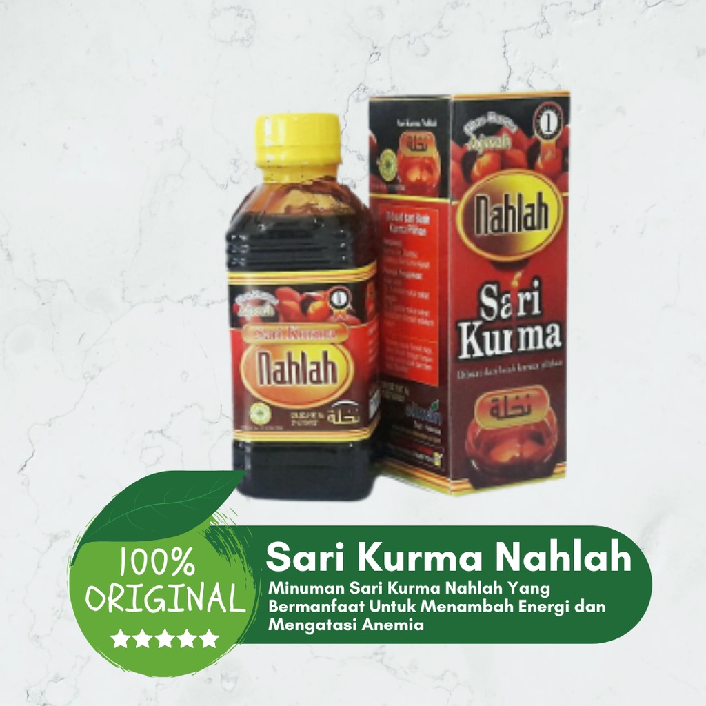 

ORIGINAL Sari Kurma Nahlah Minuman Sari Kurma Sumber Energi dan Baik untuk Pencernaan