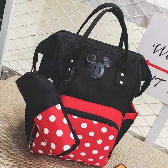 TAS PERLENGKAPAN BAYI |  DIAPER BAG MK POLKA