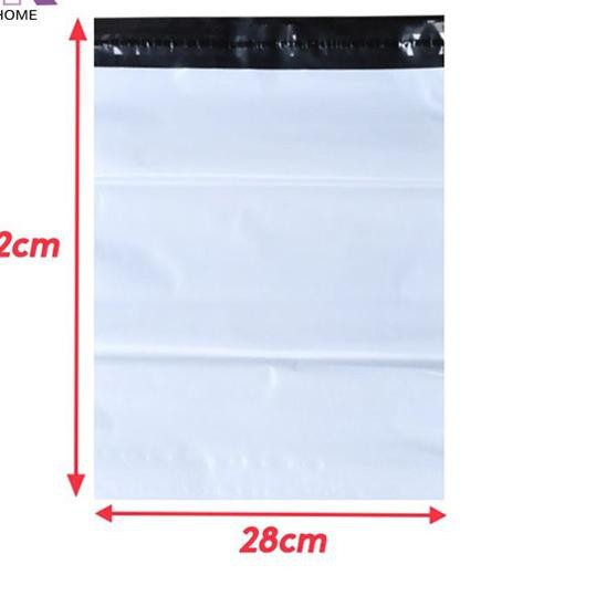 

❤Ready❤ Polymailer Plastik Packing Kemasan 28x42 cm Putih (100pcs) ✴