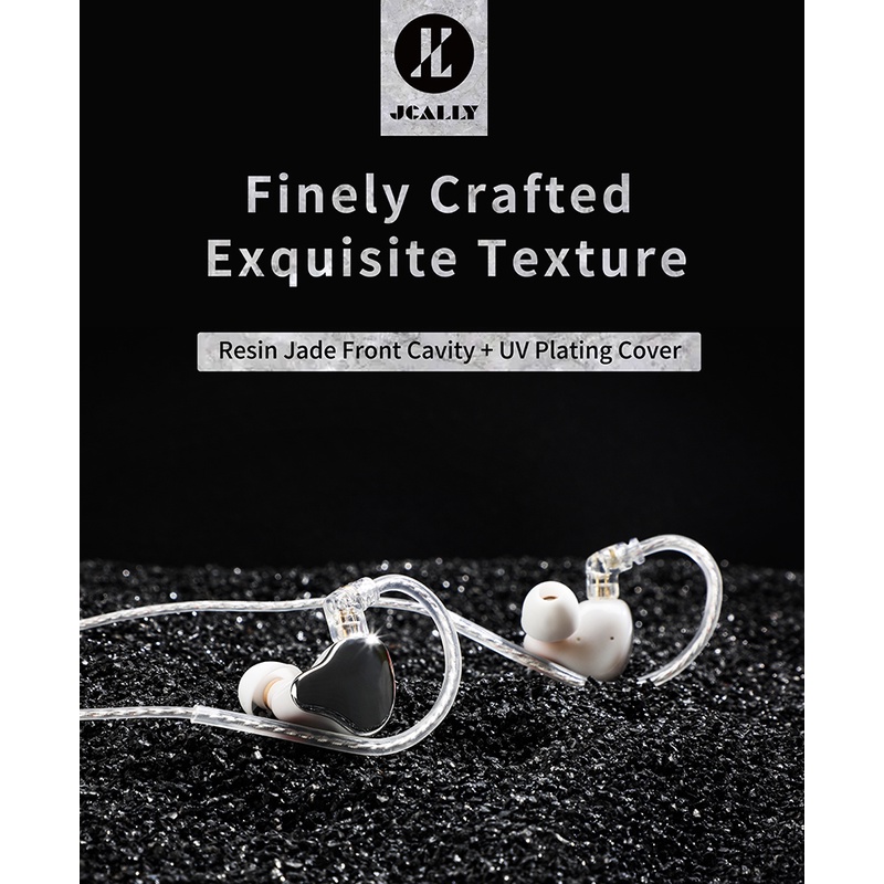 JCALLY MN In-ear HIFI Earphone Dual Magnetic Circuit Moving Coil Detachable alt KZ EDX Pro QKZ AK6 Pro ZEX Pro CCA NRA