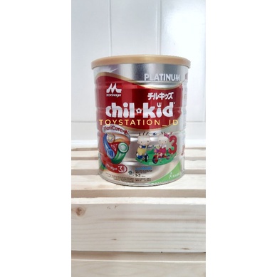 Susu Morinaga Chil Kid Chilkid Platinum 3 usia 1-3 tahun Moricare+ Vanila Vanilla kaleng 800gr 800 g
