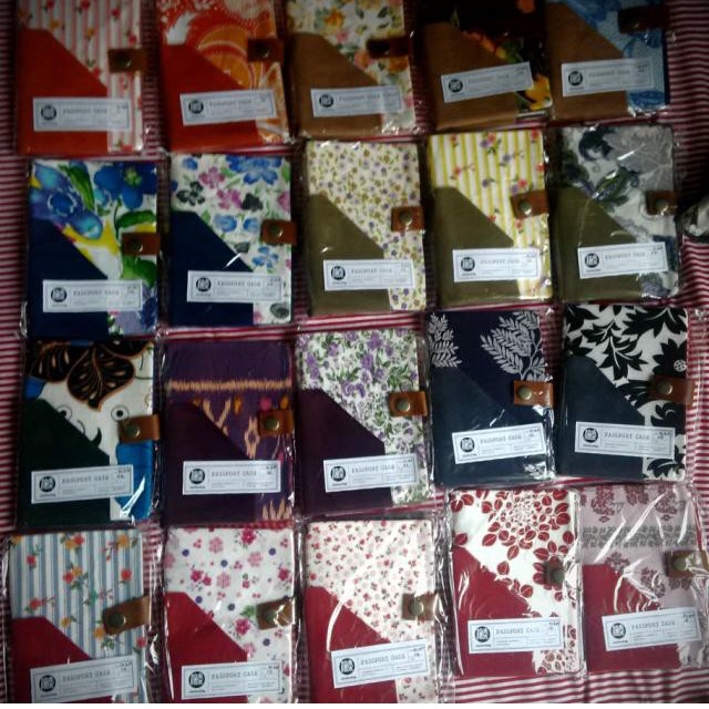 

Handmade notebook or paspor case 15x10cm