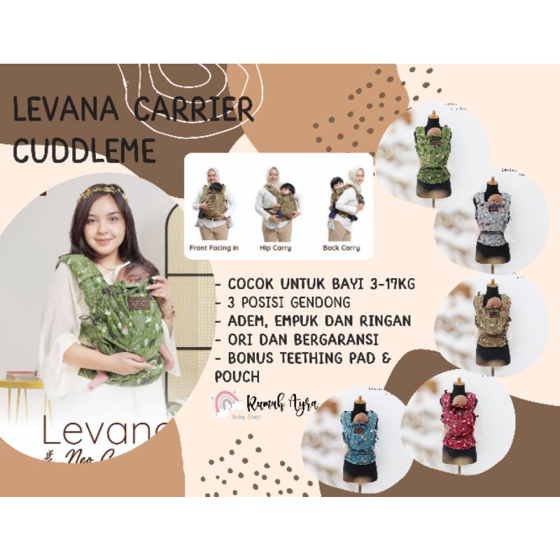 New Levana Carrier CuddleMe