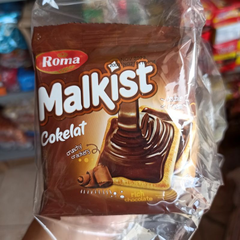 

Biskuit Roma Malkist Cokelat 21 Gram