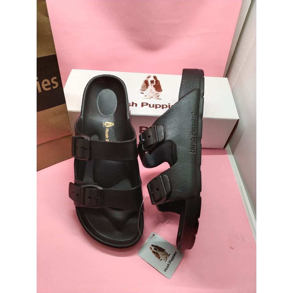 Sandal Korean Style Hush Puppies Sendal Cowok Sandal Pria Slipon