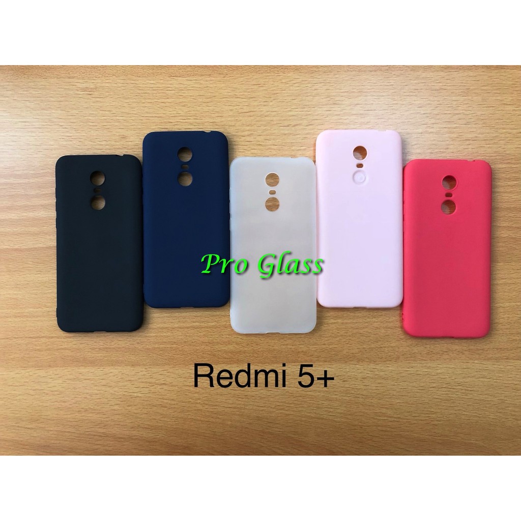 C107 Xiaomi A1 / Redmi 5+ 5 Plus Ultrathin Silicone Case / Matte Silicon Case