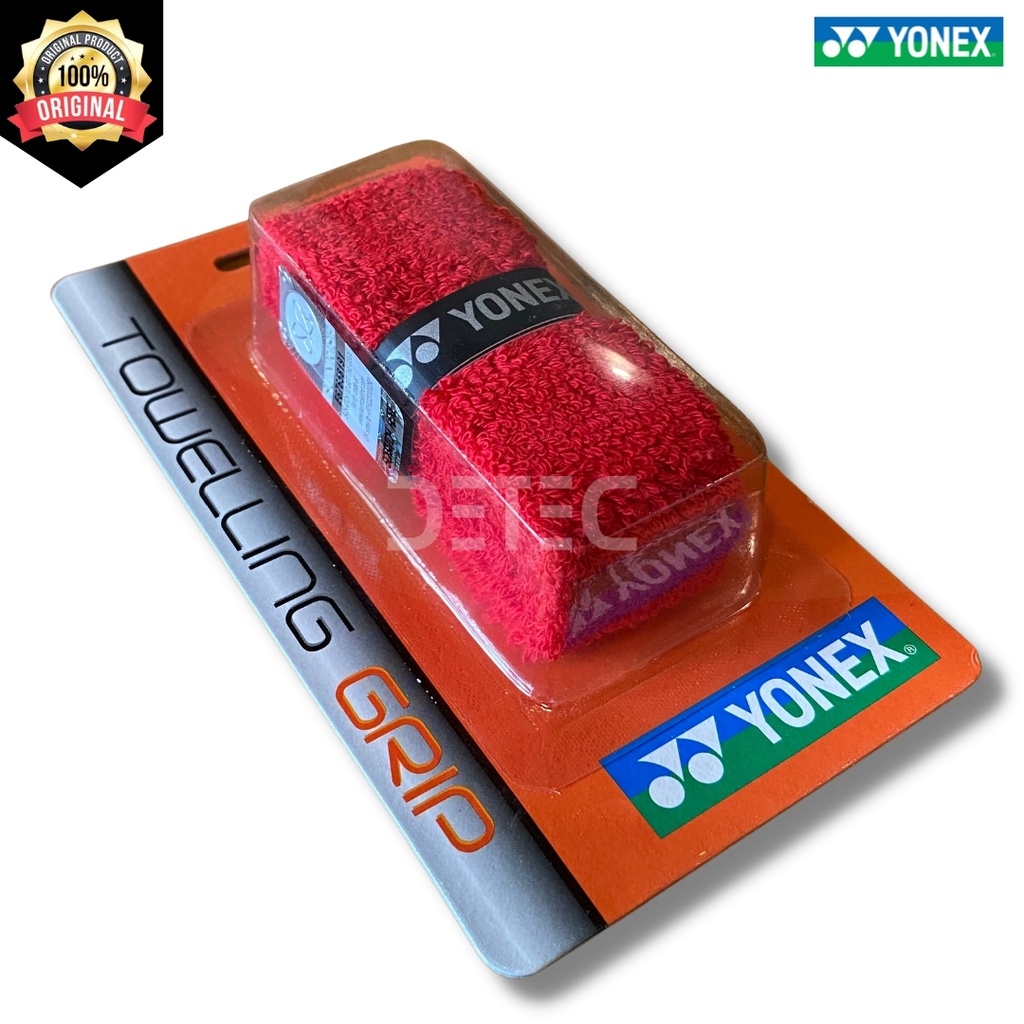 Yonex Grip AC204-2S TOWEL - RED AC 204 2S