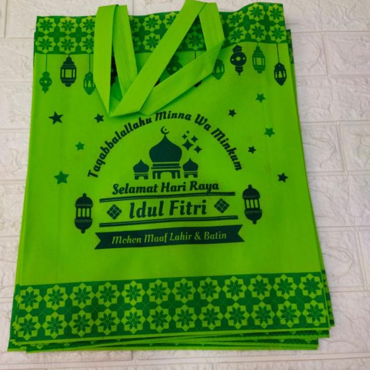 

Model Baru ✵ GOODIE BAG IDUL FITRI JUMBO UK.38X45cm/TAS SPOUNDBOND!!