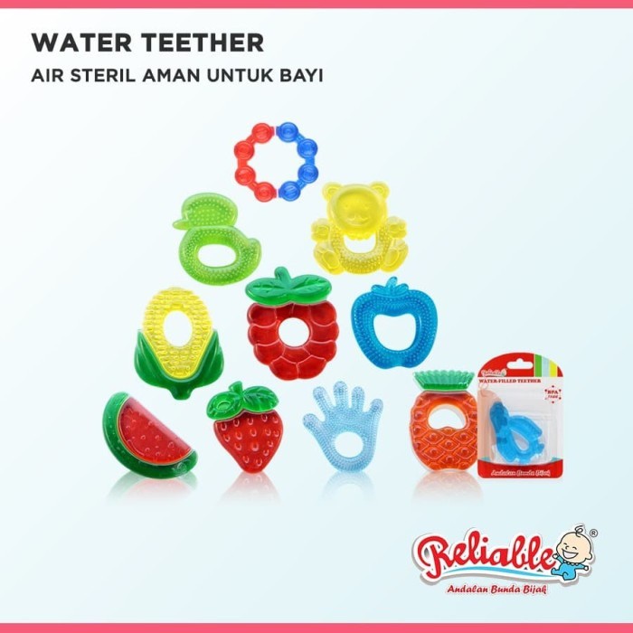 Mainan Gigitan Bayi Teether Air Reliable BPA Free WARNA RANDOM no Request