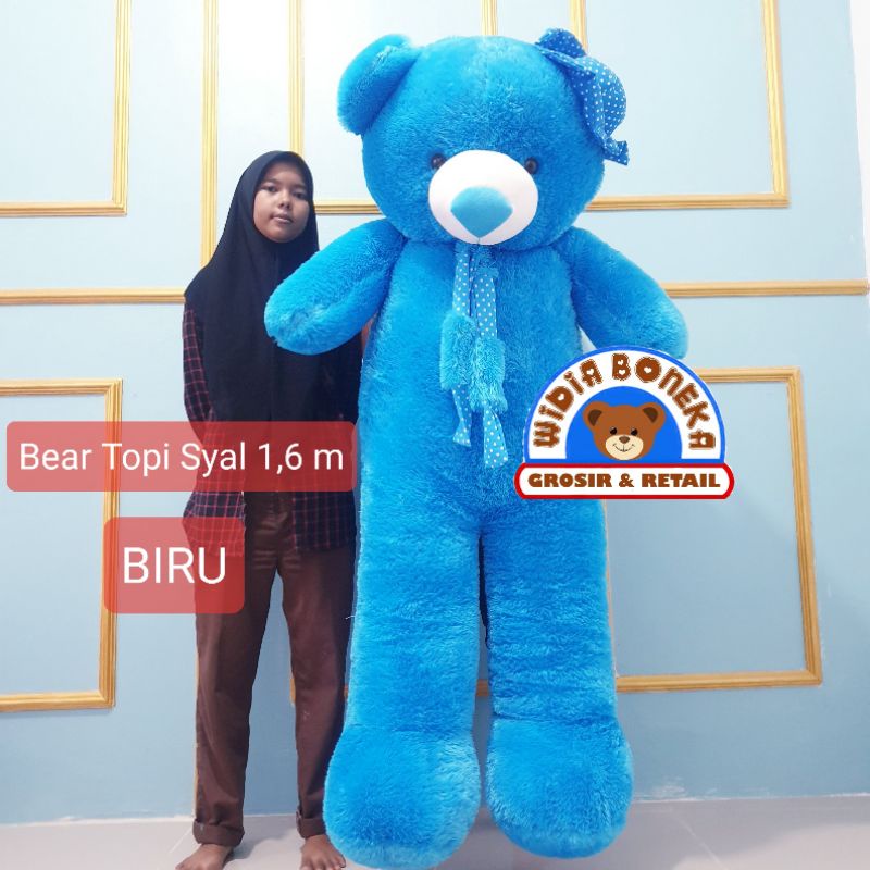 Boneka teddy bear super jumbo ukuran 1,6 meter