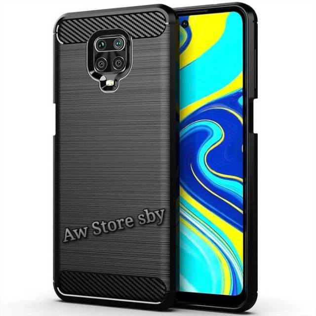 Premium case redmi 9/ note 9/ note 9 pro/mi note 10 fibercarbon ultimatte