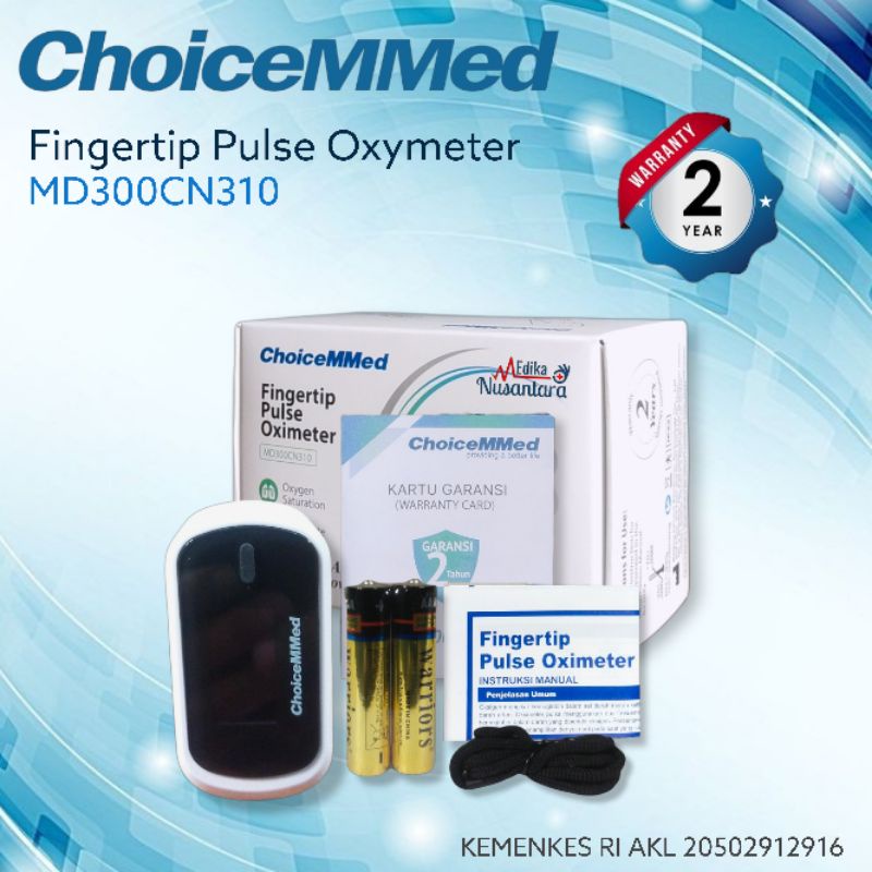 Pulse Oxymeter Choicemmed MD300CN310 Fingertip Pulse Oximeter Choicemed