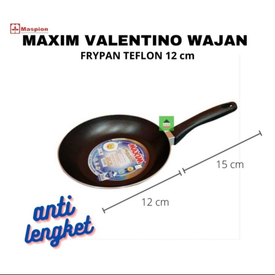 MAXIM Fry Pan Anti Lengket 12 cm VALENTINO