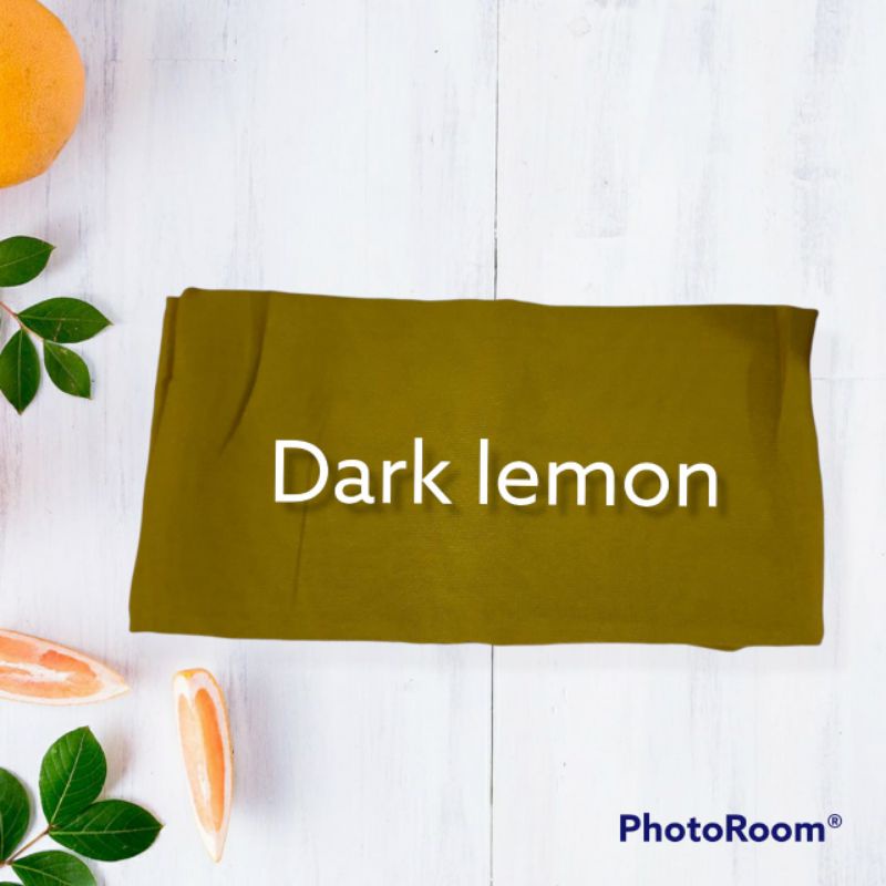 hijab BELLA SQUARE Pollycotton premium-Dark LEMON