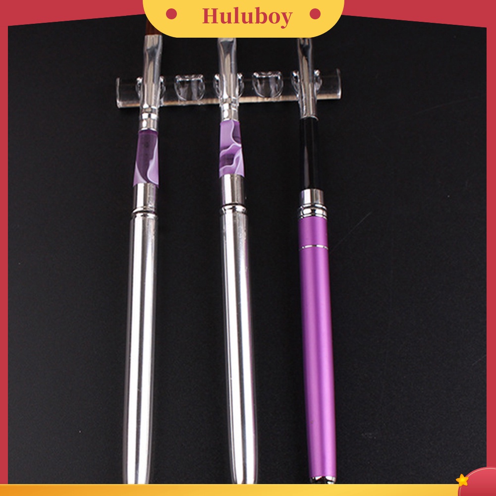 Huluboy Huluboy♡ Rak Stand Display Holder Brush Pen Nail Art Dengan 5 Sekat