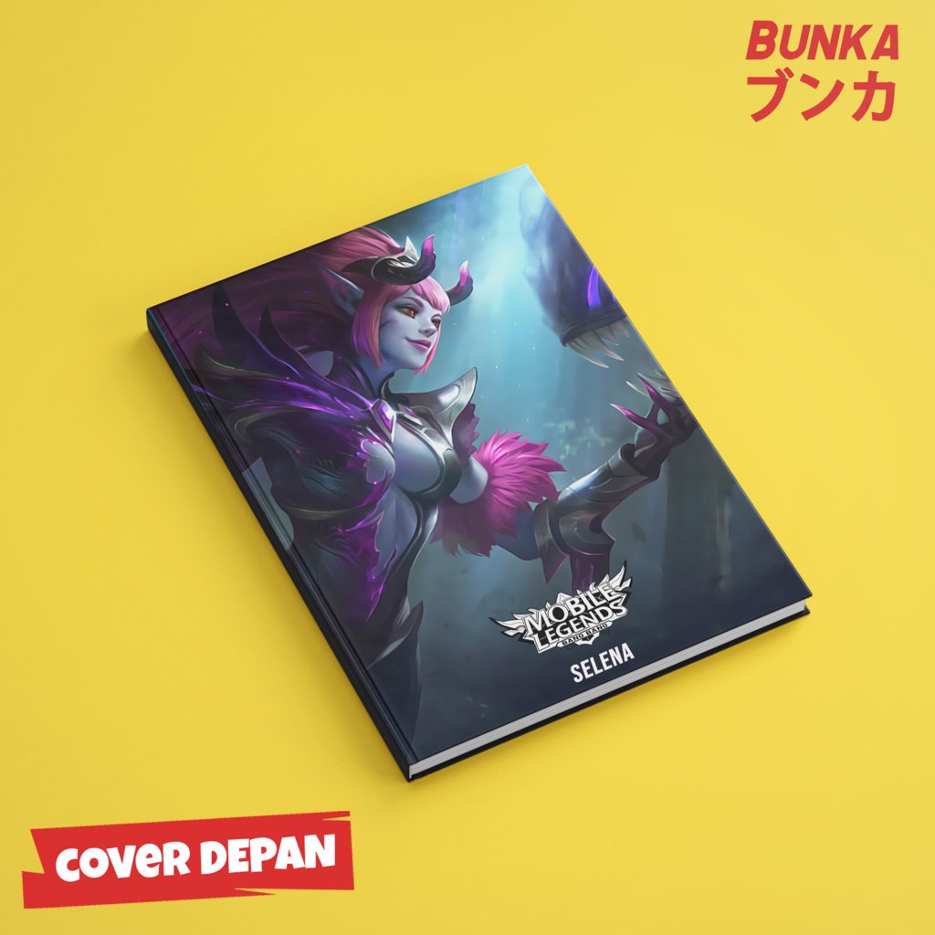 

Notebook Mobile legends Selena Hardocover A5 Buku tulis catatan Notes Agenda planner Jurnal