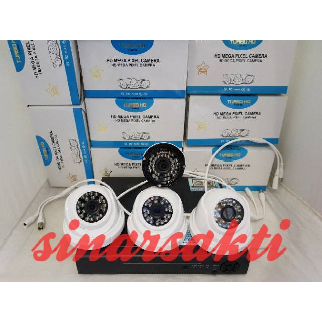 PAKET CCTV 5MP 4CH 1080P EXMOR SONY ( Komplit Siap Pasang )MURAH GARANSI