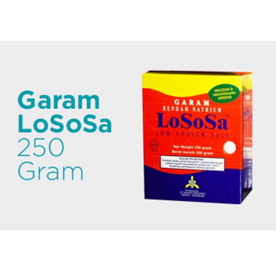 

Garam Lososa - Garam Rendah Natrium - Isi 250 g