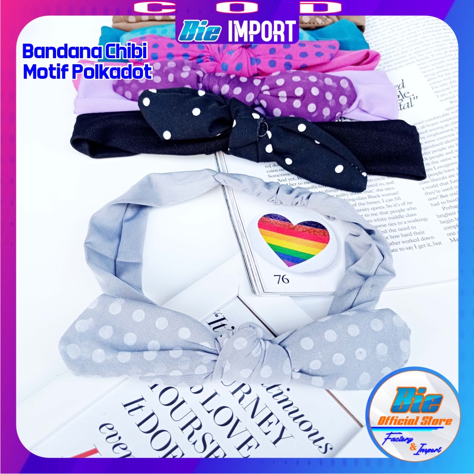 Bandana Chibi Korean Style Impor Best Seller