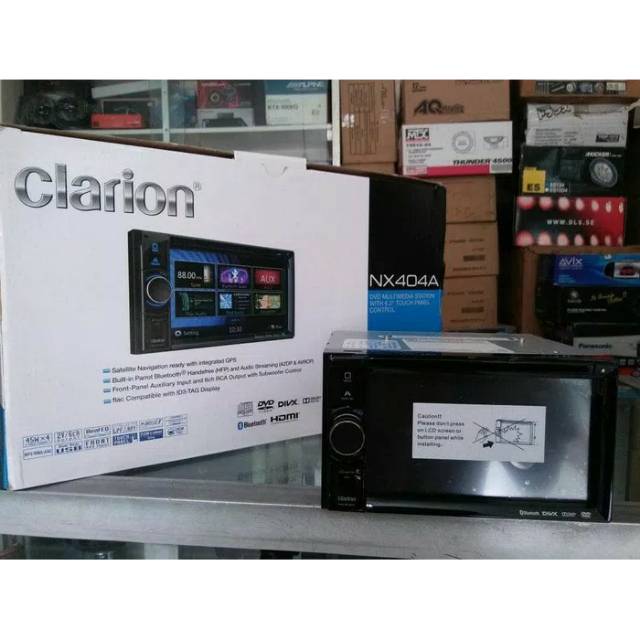 Clarion NX404A, Head Unit 2 Din dengan GPS