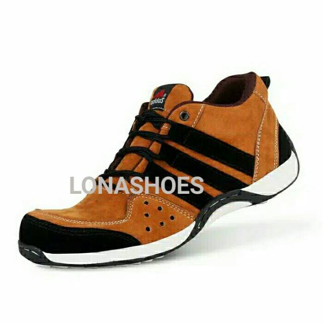 TERMURAH,TERLARIS,SEPATU ADIDAS NEW FELIX SAFETY SHOES LOW BOOTS SUEDE STEEL ,BUAT KERJA