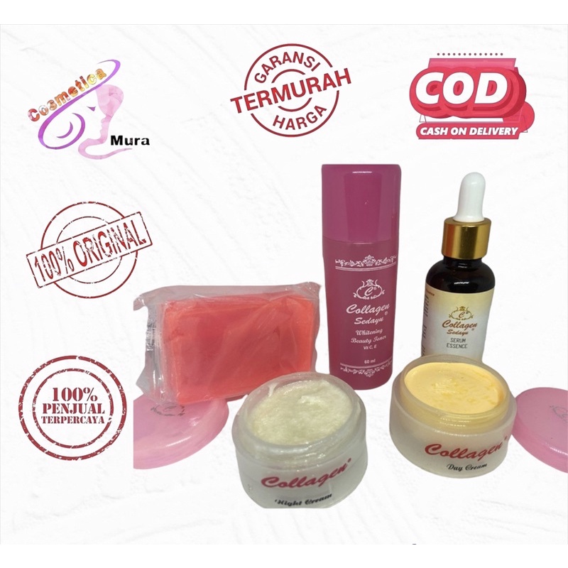 PAKET LENGKAP COLLAGEN ORIGINAL 5in1 BPOM