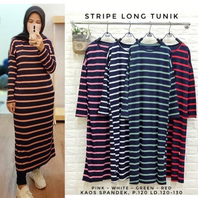 Stripe Long Tunik