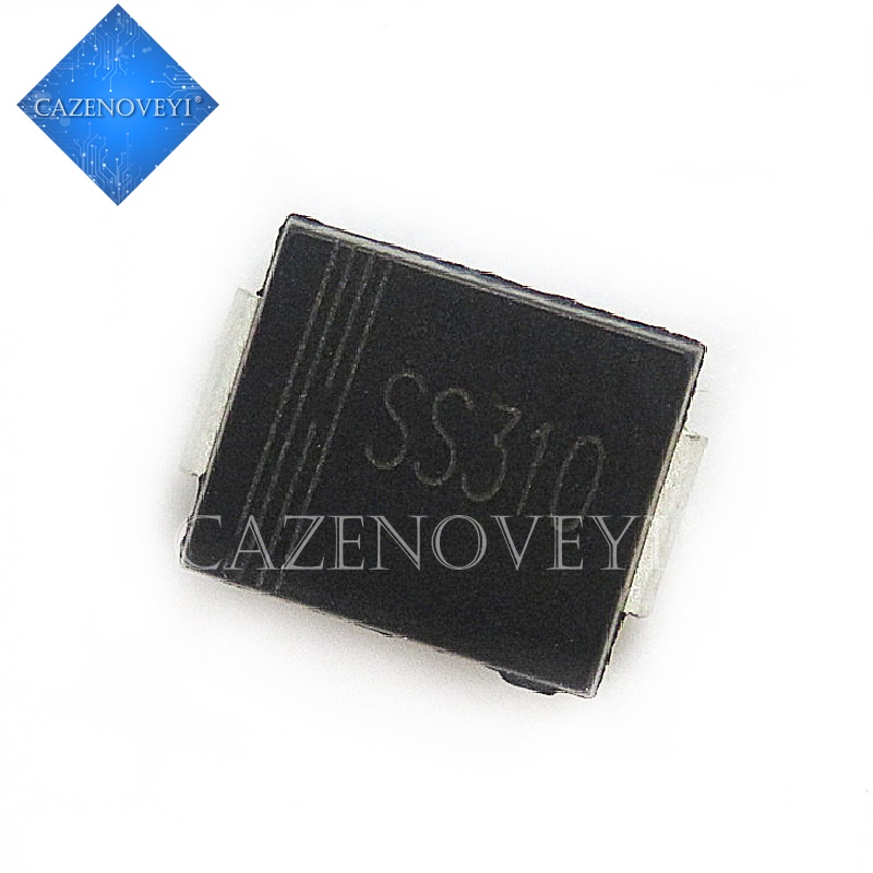 10pcs Ic 30BQ100TRPBF 30BQ100PBF SR3100 SS310 SMC 30BQ100 100V 3A V3J SMC / DO-142