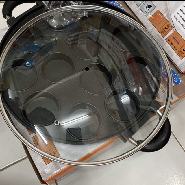 CETAKAN TEFLON 12 LUBANG DATAR