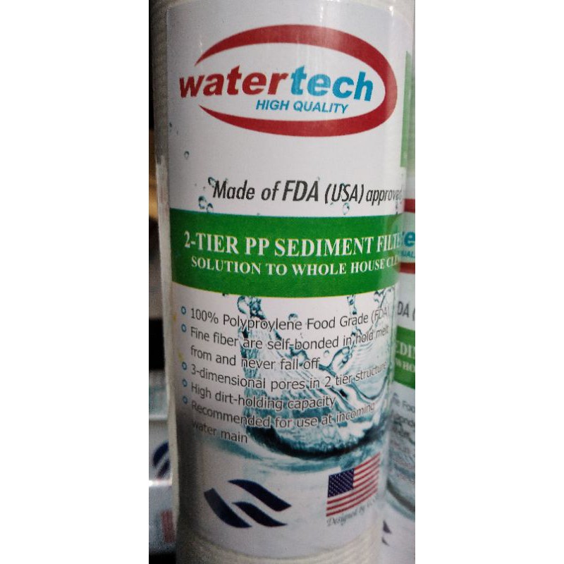 refil filter air Watertech sedimen 10inchi 10mikron