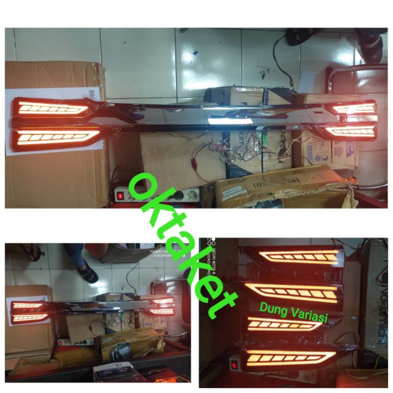 paket trunk lid model ganti+ reflektor LED Avanza Xenia Veloz 2019