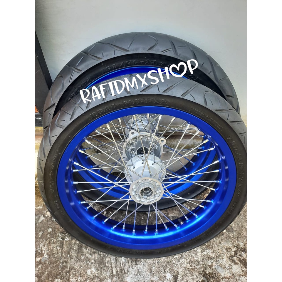 Sepaket Velg Set Supermoto KLX150L BF Dtracker