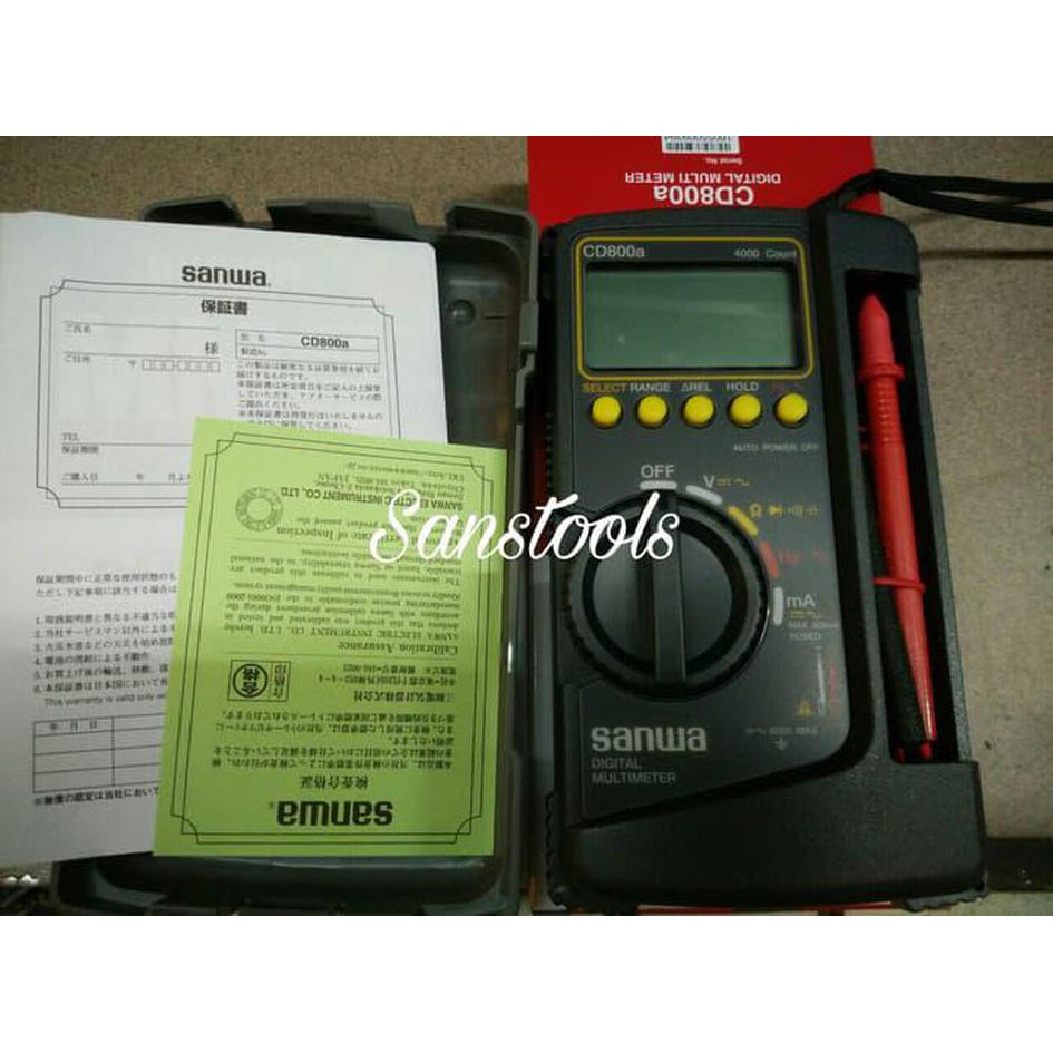 SANWA CD800A DIGITAL MULTIMETER JAPAN QUALITY