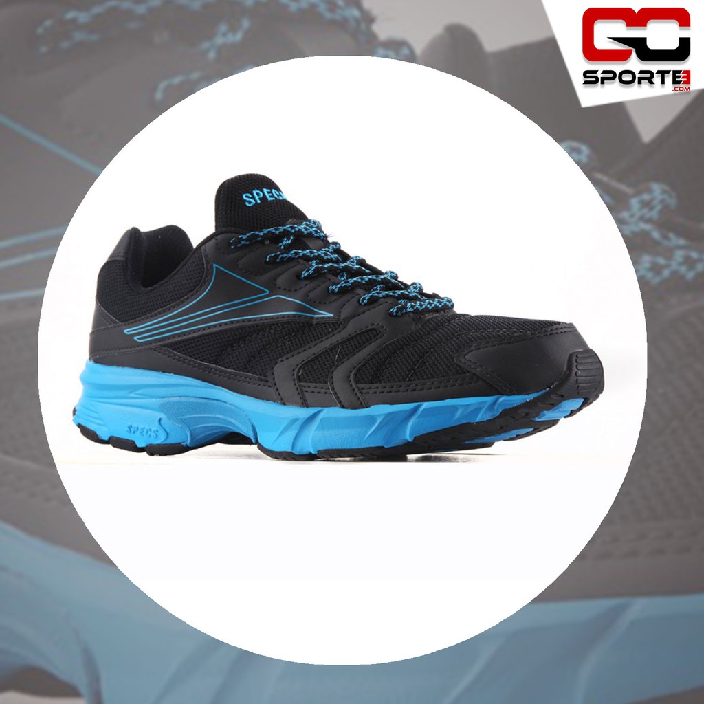 Sepatu Specs RUNNING MAKALU(BLACK/ROCK/BLUE)