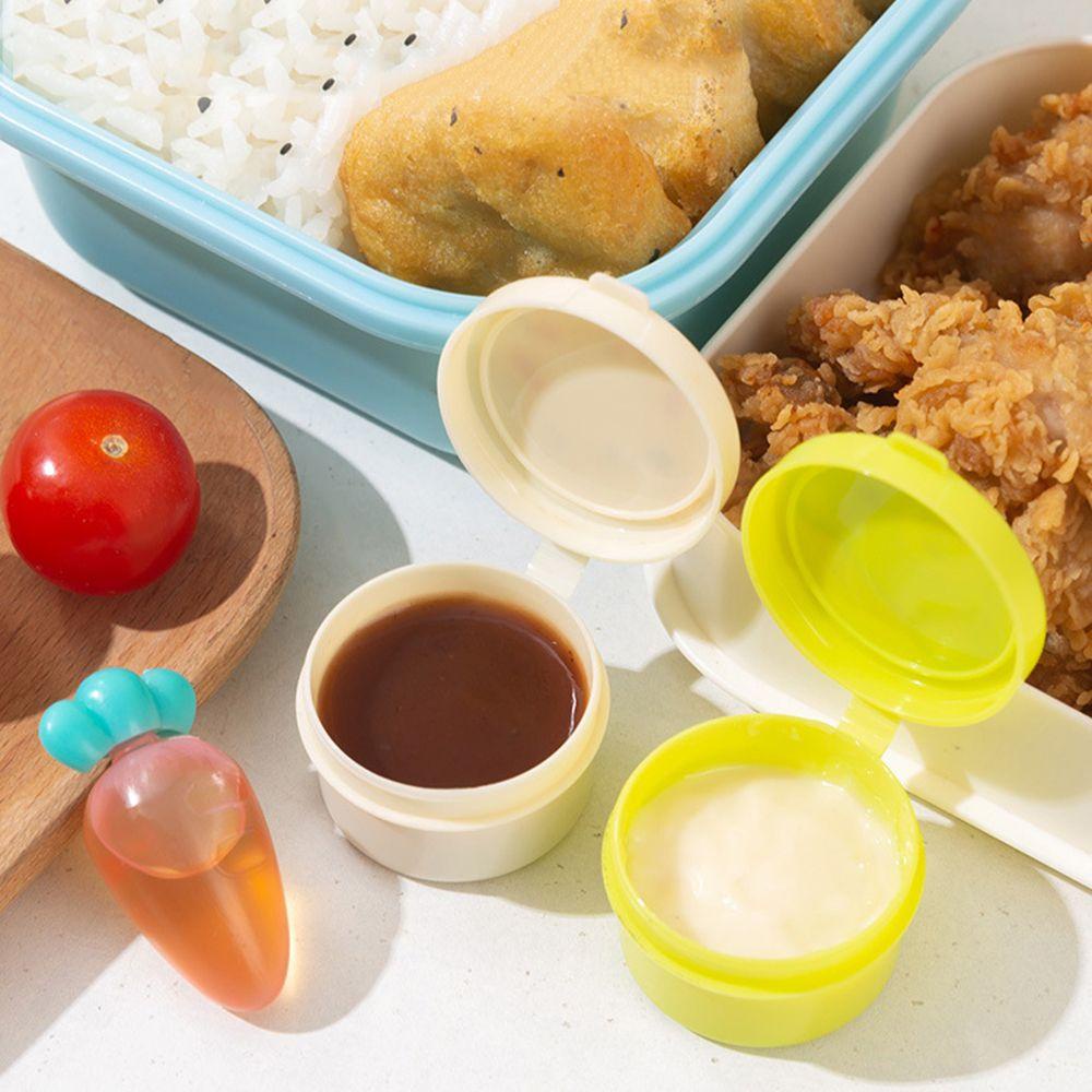 R-FLOWER Botol Remas Mini Portable Tempat Penyimpanan Bumbu Toples Aksesori Wadah Saus Saos