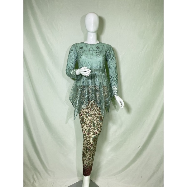 kebaya gomes  kebaya pesta  kebaya wisuda kebaya modren-Hijau wardah