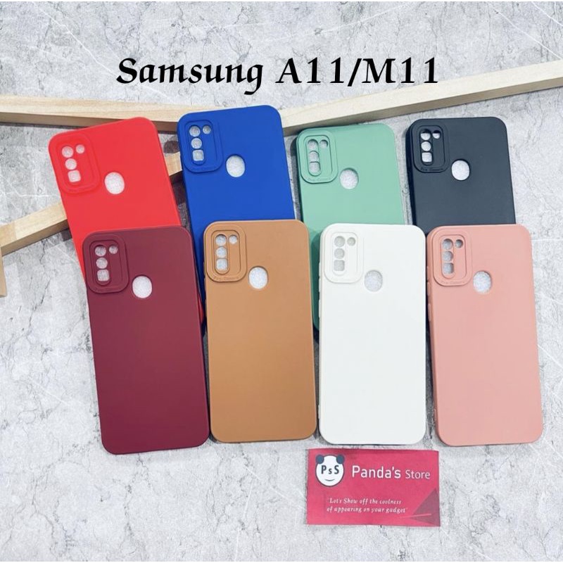 Softcase Pro Camera Samsung A11 / M11 Candy Case Full Color 3D Silikon TPU