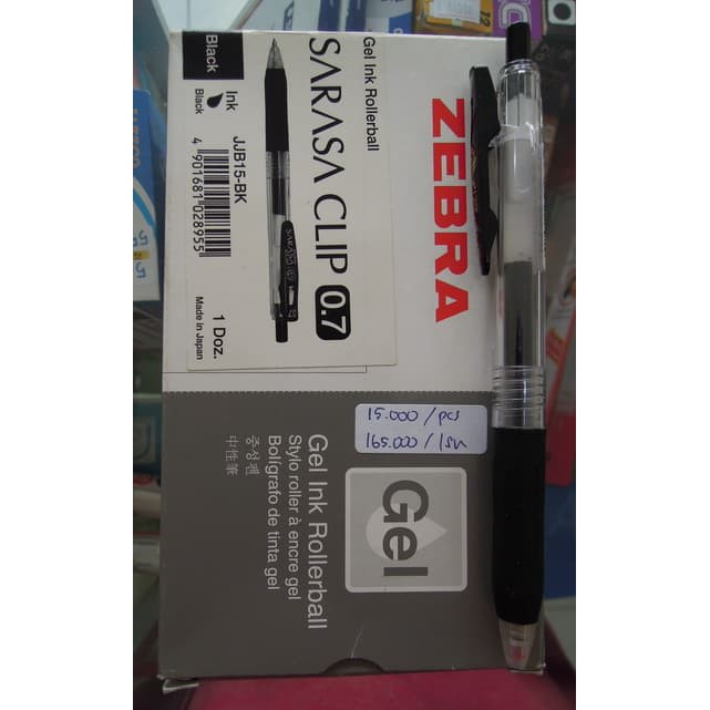 

BIG SALE Pulpen Gel Zebra Sarasa Clip 0.7 Hitam