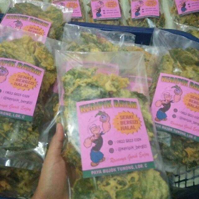 

Keripik bayam