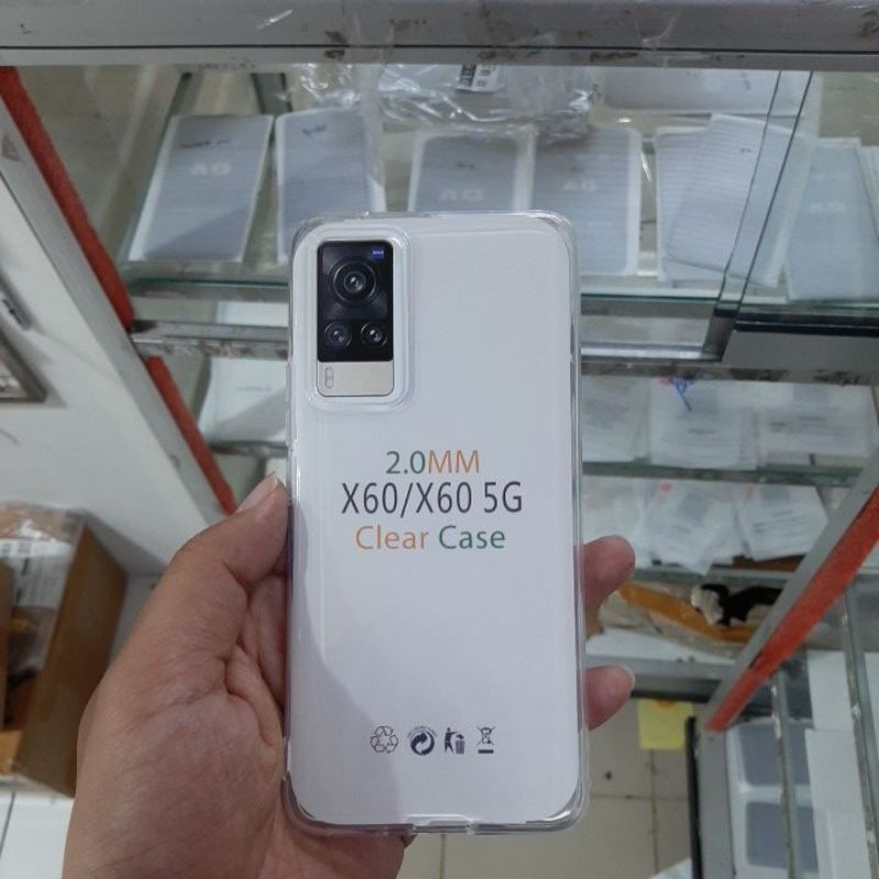 VIVO X60 X60 PRO X70 PRO CASE HD BENING SOFTCASE CLEAR BENING TRANSPARAN SILIKON KARET TEBAL 2.mm FULL COVER PRESISI