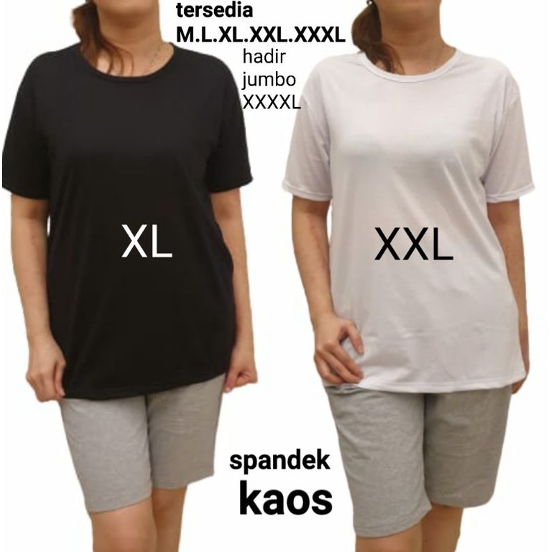 6 ukuran.M.L.XL.XXL.XXXL.XXXXL tgn pendek spandek koas manset