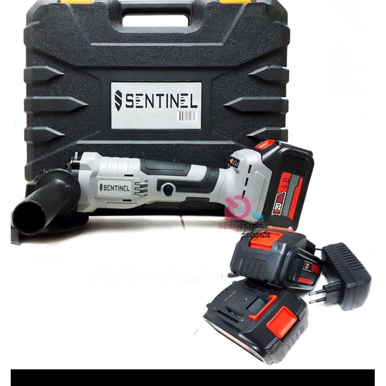 Gerinda cordless sentinel mesin gerinda batrei 2batrei