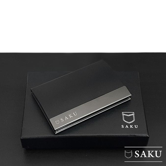 

ONSALE Dompet Kartu Nama SAKU Kotak Kartu Nama Kulit Business Card Holder BLK